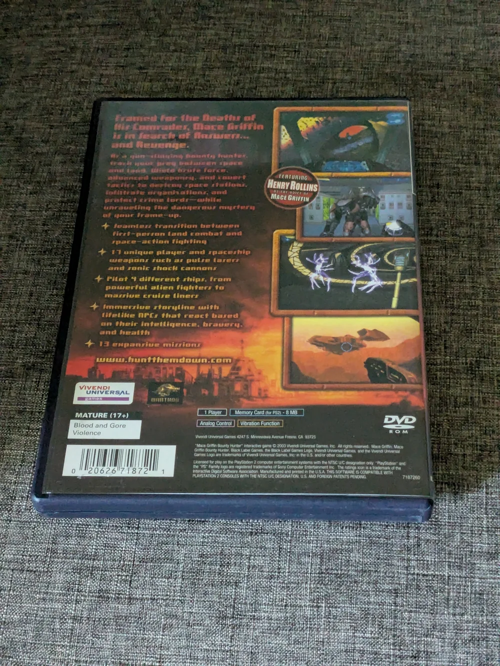 Sony Mace Griffin: Bounty Hunter - PS2
